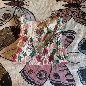 ❤️NWOT intimately free people floral body suit